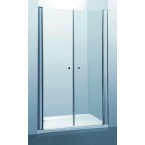 SELAQUA- מקלחון חזית 2 דלתות על ציר דגם 28A2